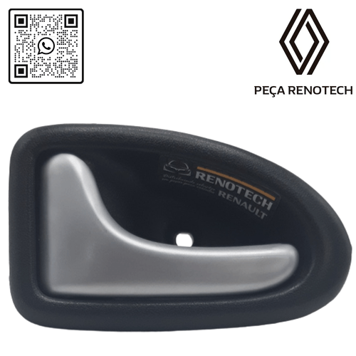 RN 678054 8200678054 PUXADOR INT. ESQ. DA PORTA CLIO II CINZA - 1